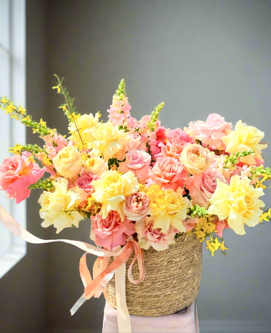 Basket «Paradise» garden roses