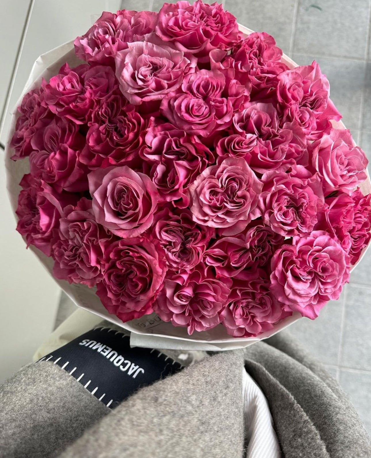 «Purple love» peony roses
