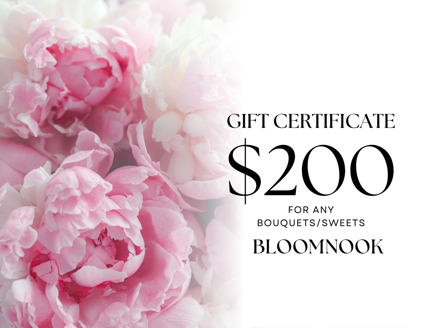 Gift certificate