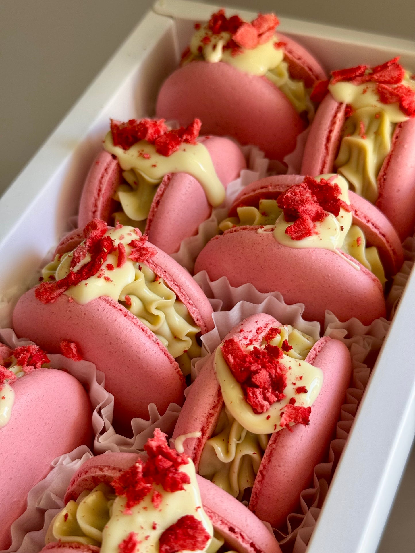 «Pistachio pink» macaroons ( Next day availability)