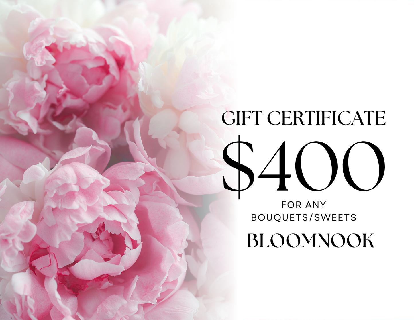 Gift certificate