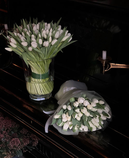 «White tulips»