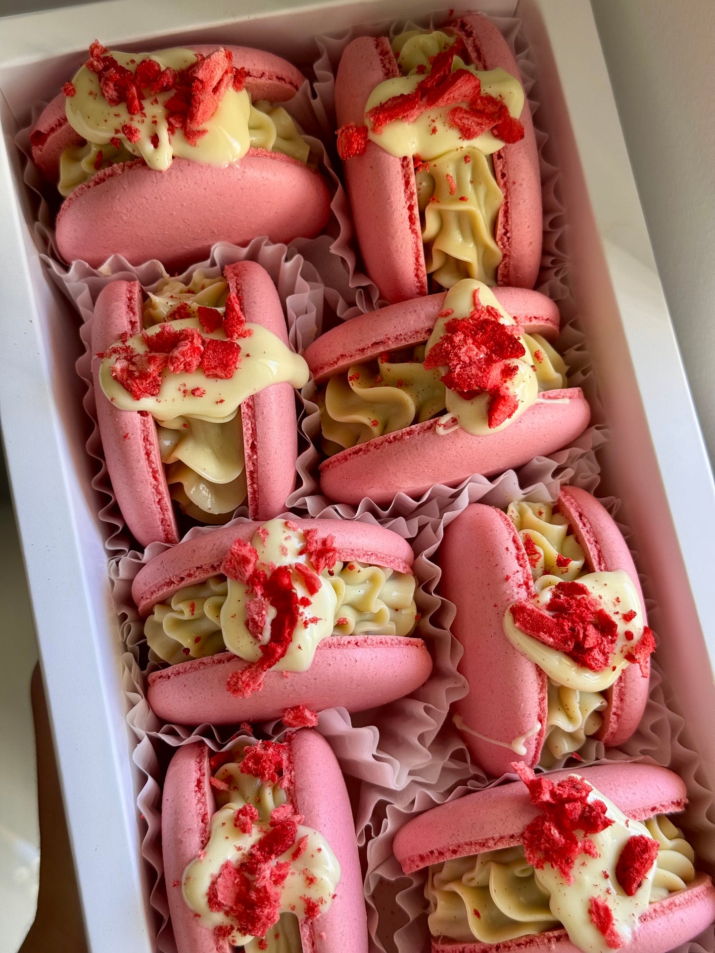 «Pistachio pink» macaroons ( Next day availability)