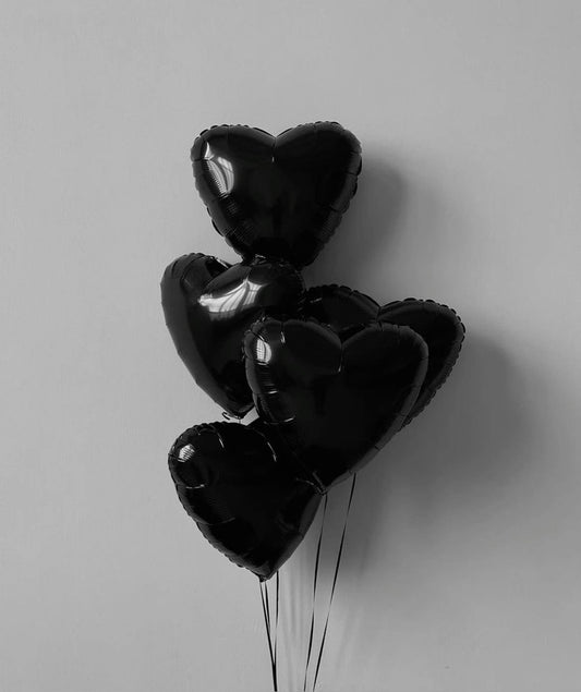 «Black hearts» balloons