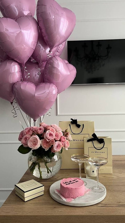 «Pink heart» balloons